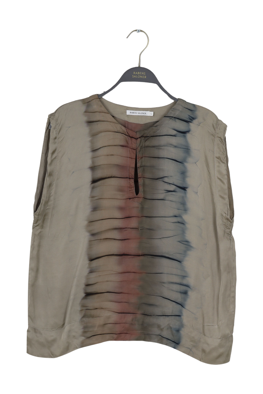PreLoved Macaw blouse - Rosalyn I Grey combo - L