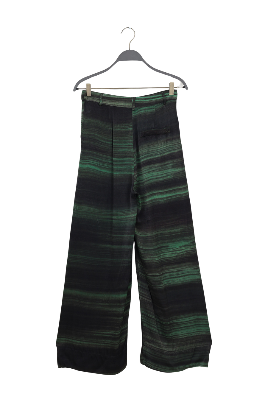 PreLoved Briana - Shadow pleat wide pant I Forest combo - XS