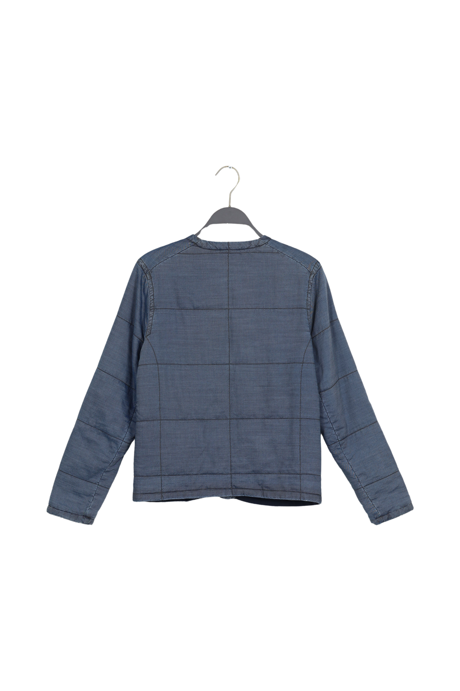 PreLoved Gabbi - Gepolsterte Chambray-Jacke - S