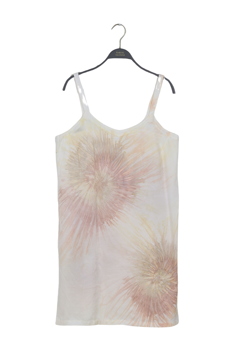 PreLoved Rosie - Cartwheel frill neck dress I Seashell combo - S