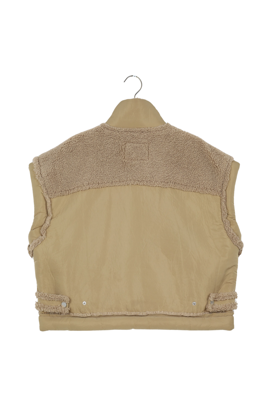 PreLoved Tamys - Faux shearling tunic vest I Amber - XS/S