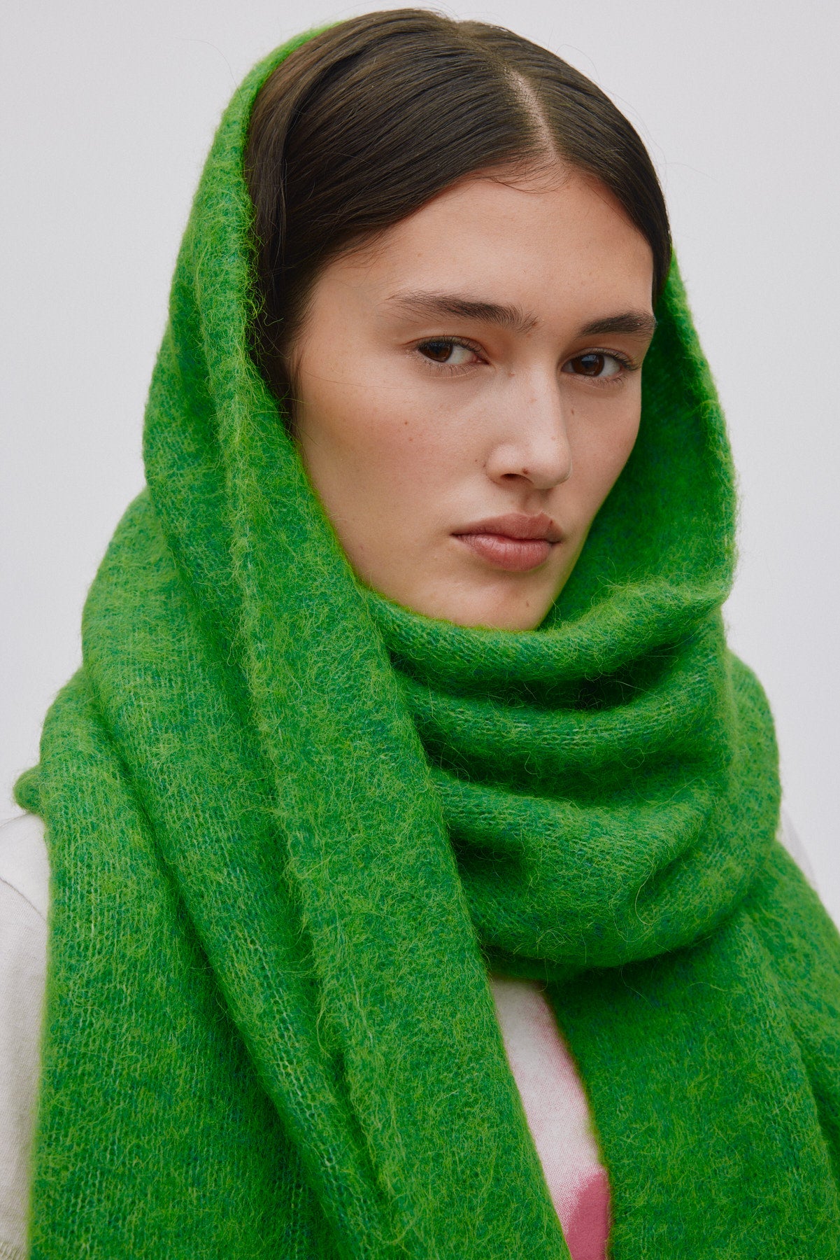 Superlight knit scarf - Birla I Viper green