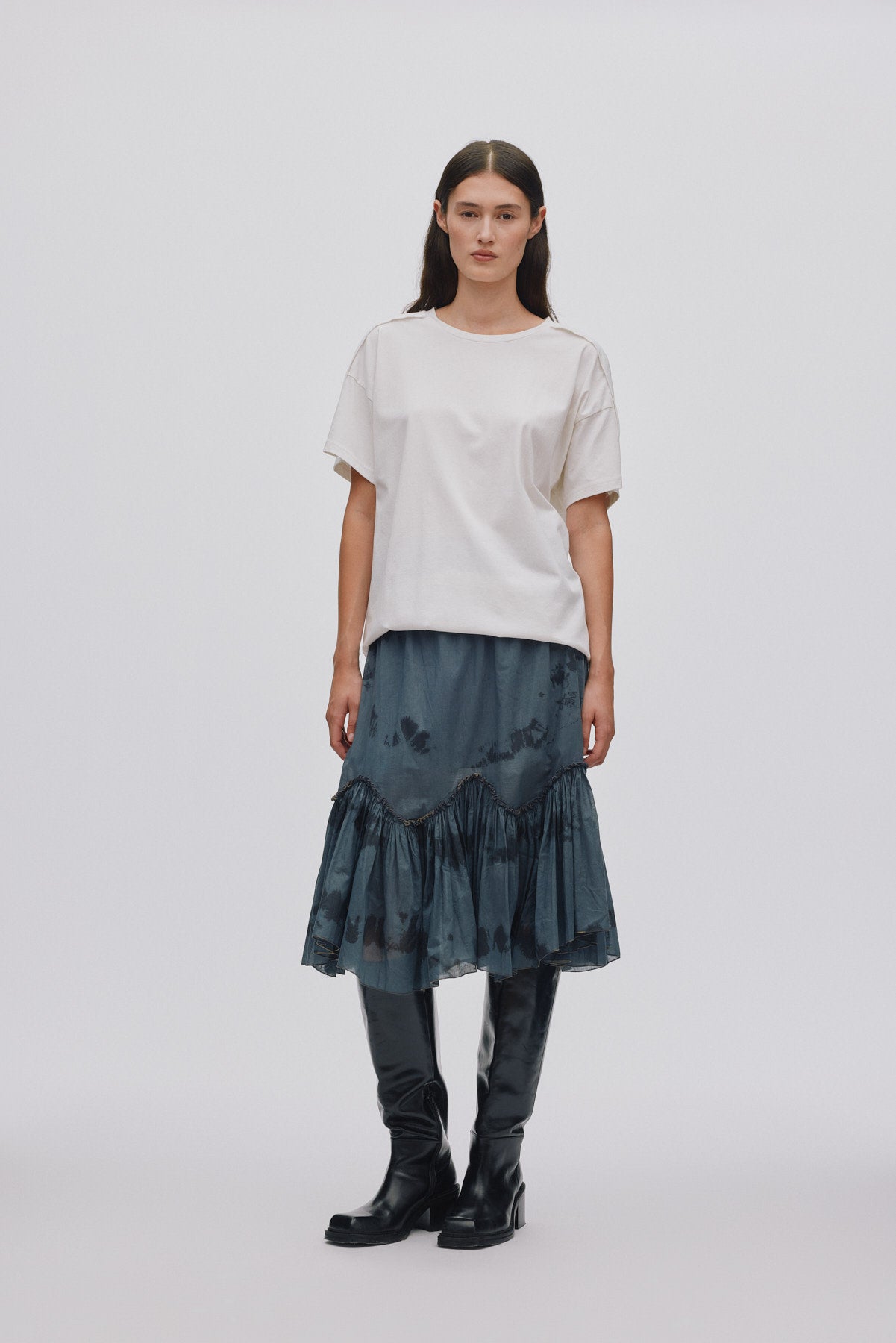 Cosmic midi skirt - Arijana I Anthracite combo