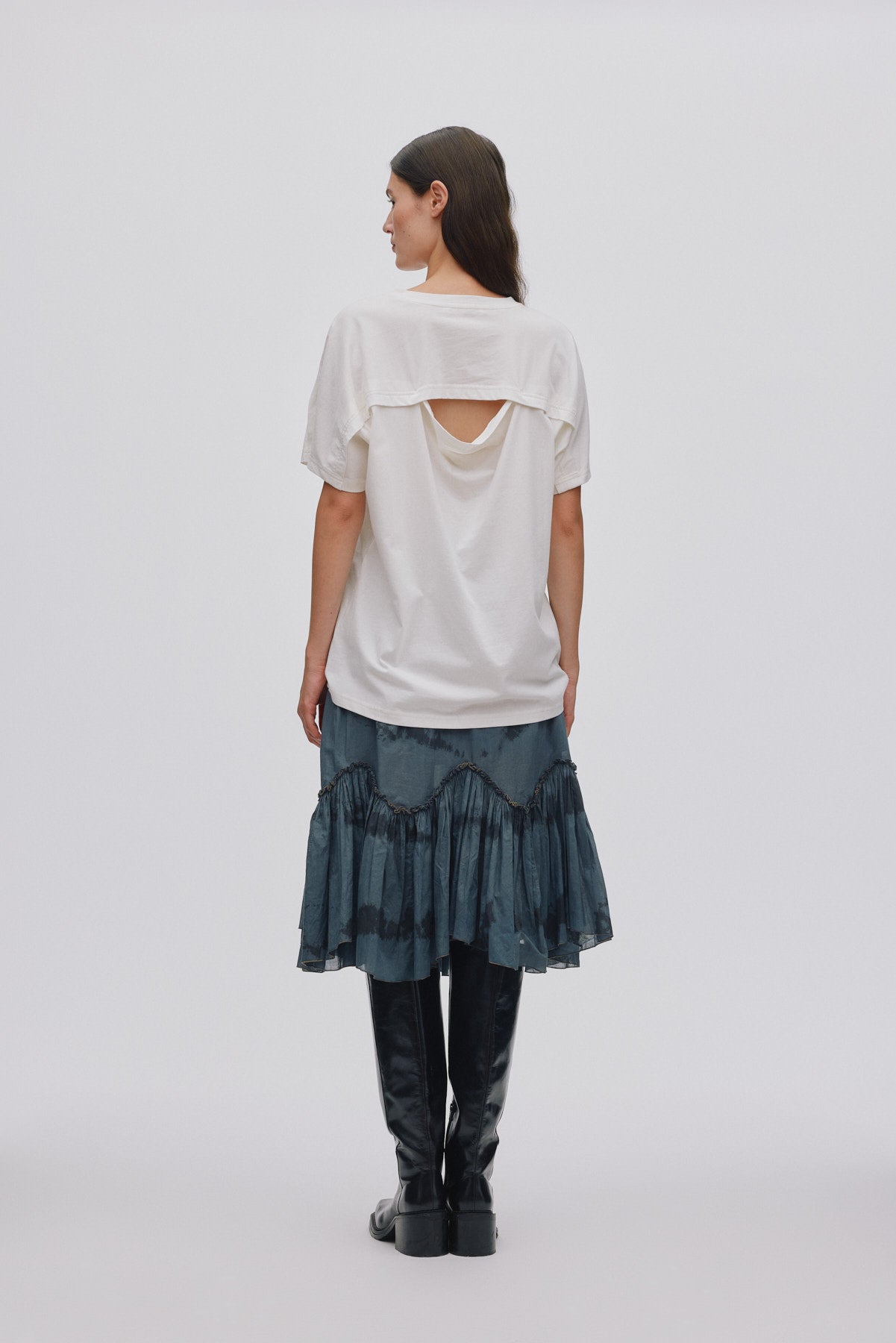 Cosmic midi skirt - Arijana I Anthracite combo