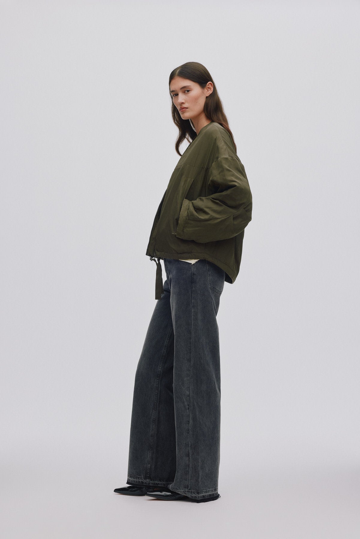 Glod - Arched jacket I Army Green