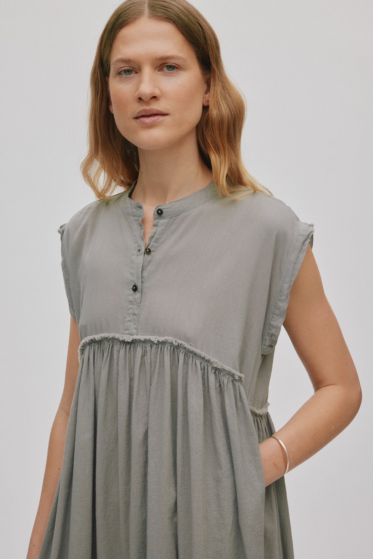 Devina - Cotton dress I Black