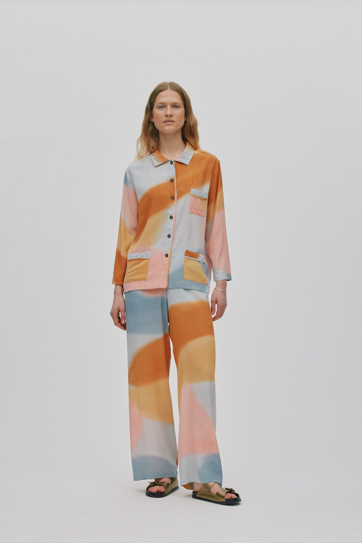 Anki - Water colour short jacket I Sunset combo