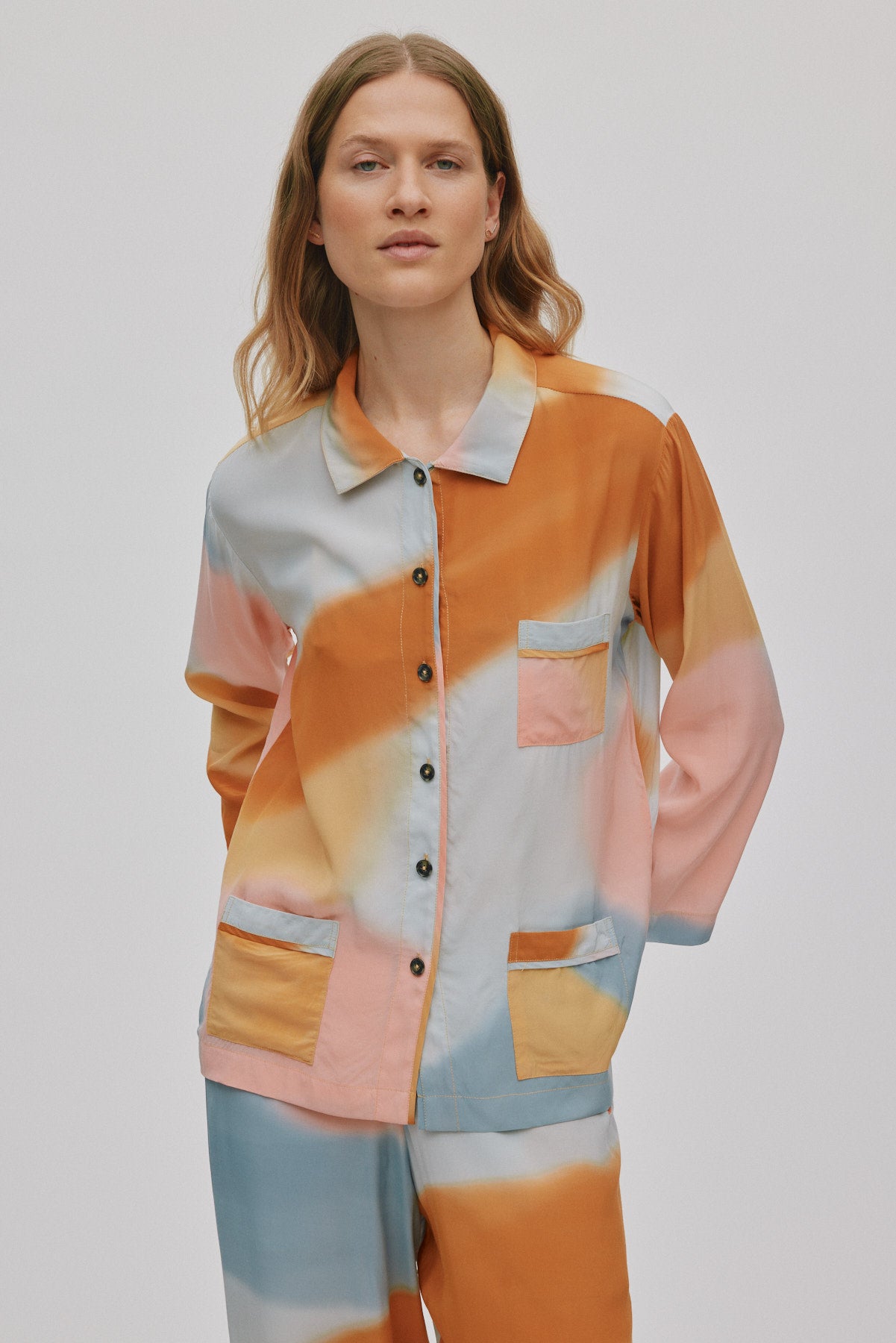 Anki - Water colour short jacket I Sunset combo