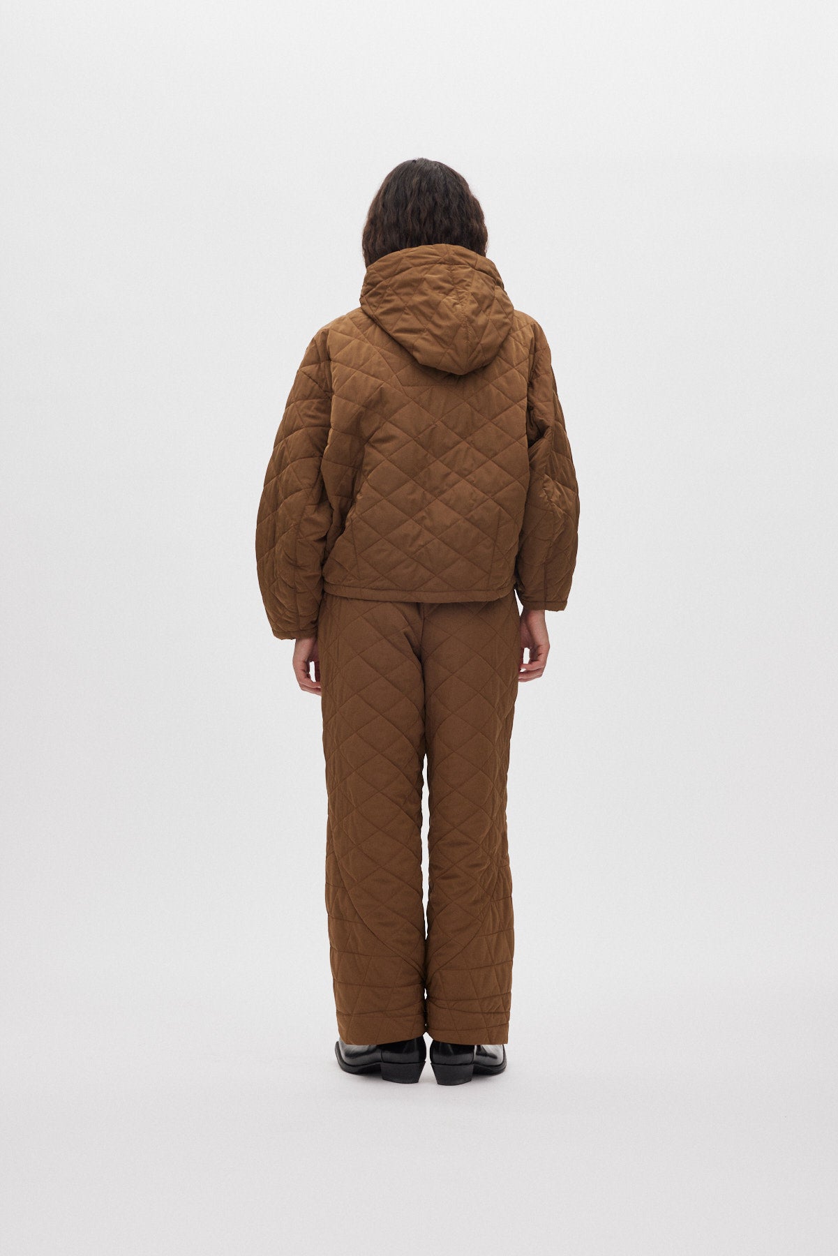 Rhea - Tech quilt jacket I Chestnut