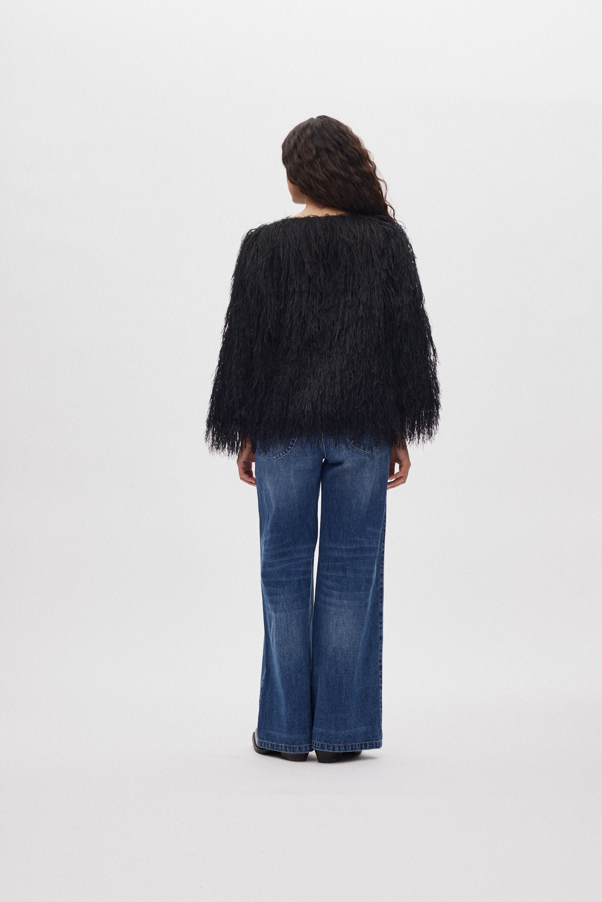 Safi - Plume blouse I PRE-ORDER I Black