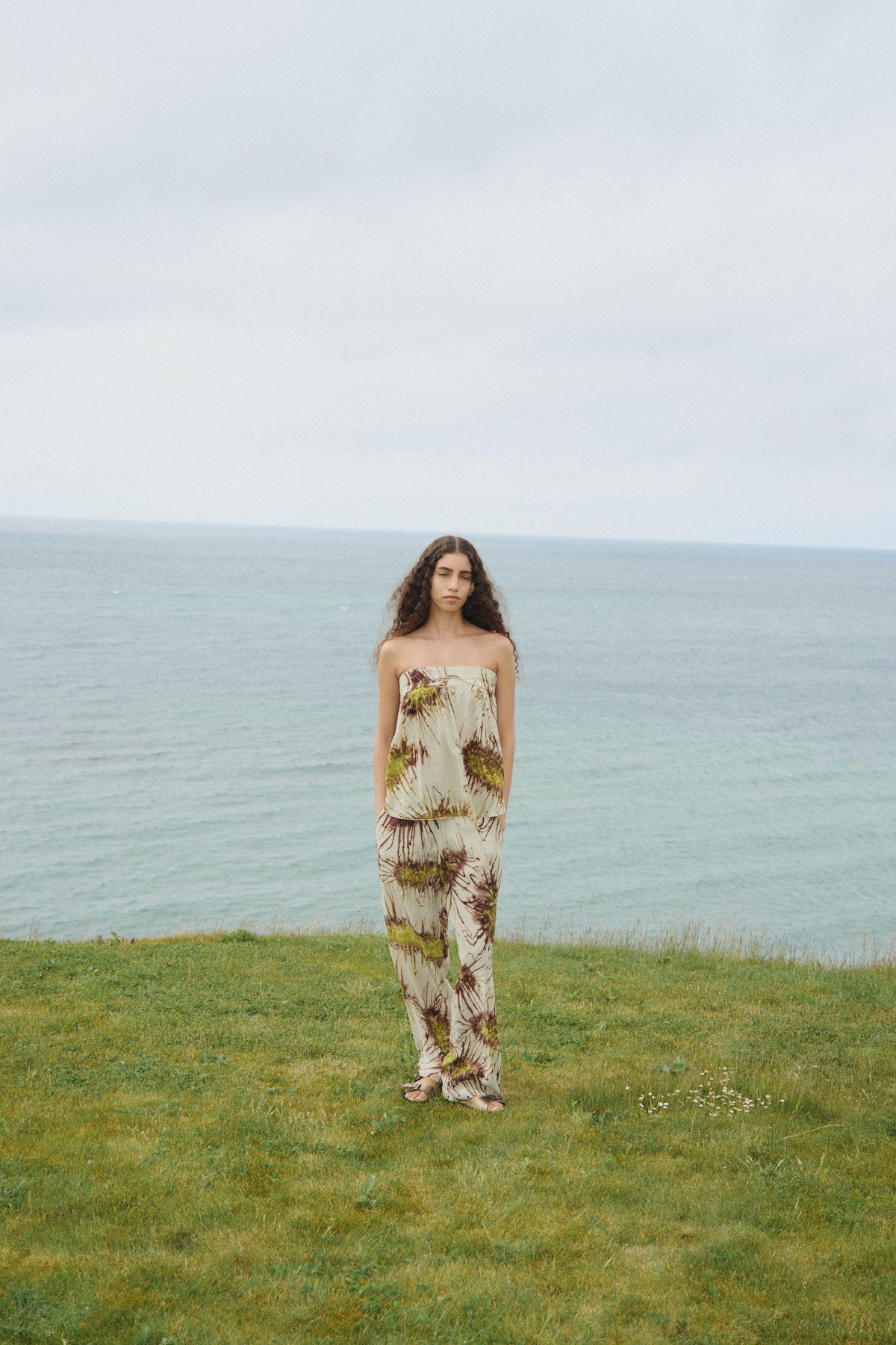 Pantsy - Sea urchin pants I Chartreuse combo