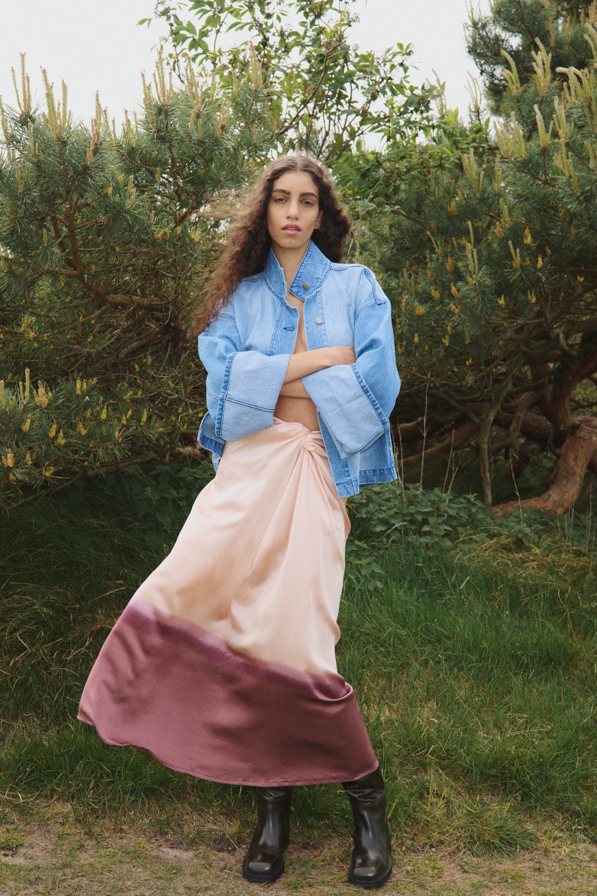 Donela - Denim jacket I Light washed denim