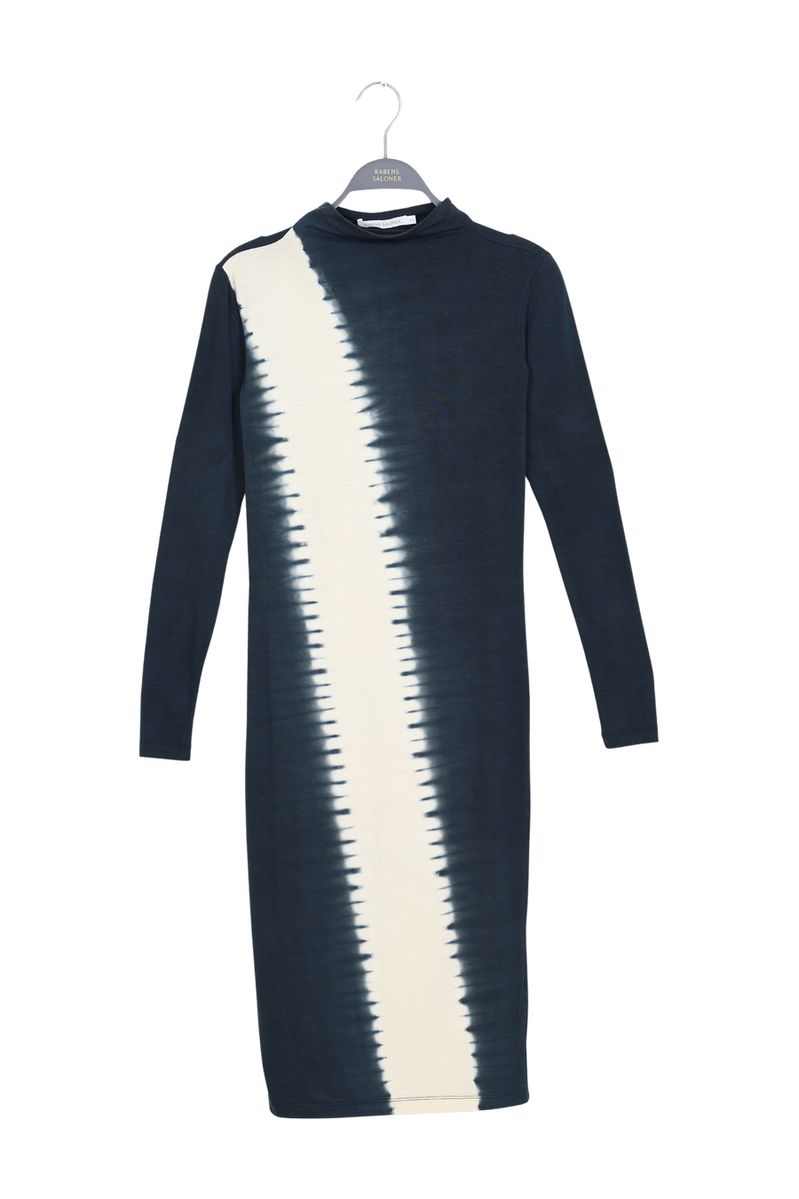 PreLoved Taija - Streamline jersey dress I Midnight/Chalk combo - XS