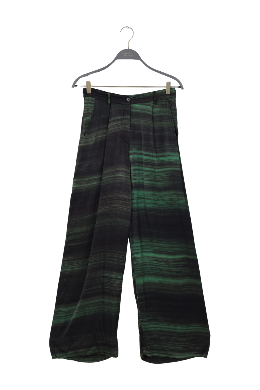 PreLoved Briana - Shadow pleat wide pant I Forest combo - XS