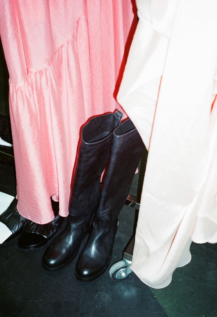 Marit - Leather riding boot I Black