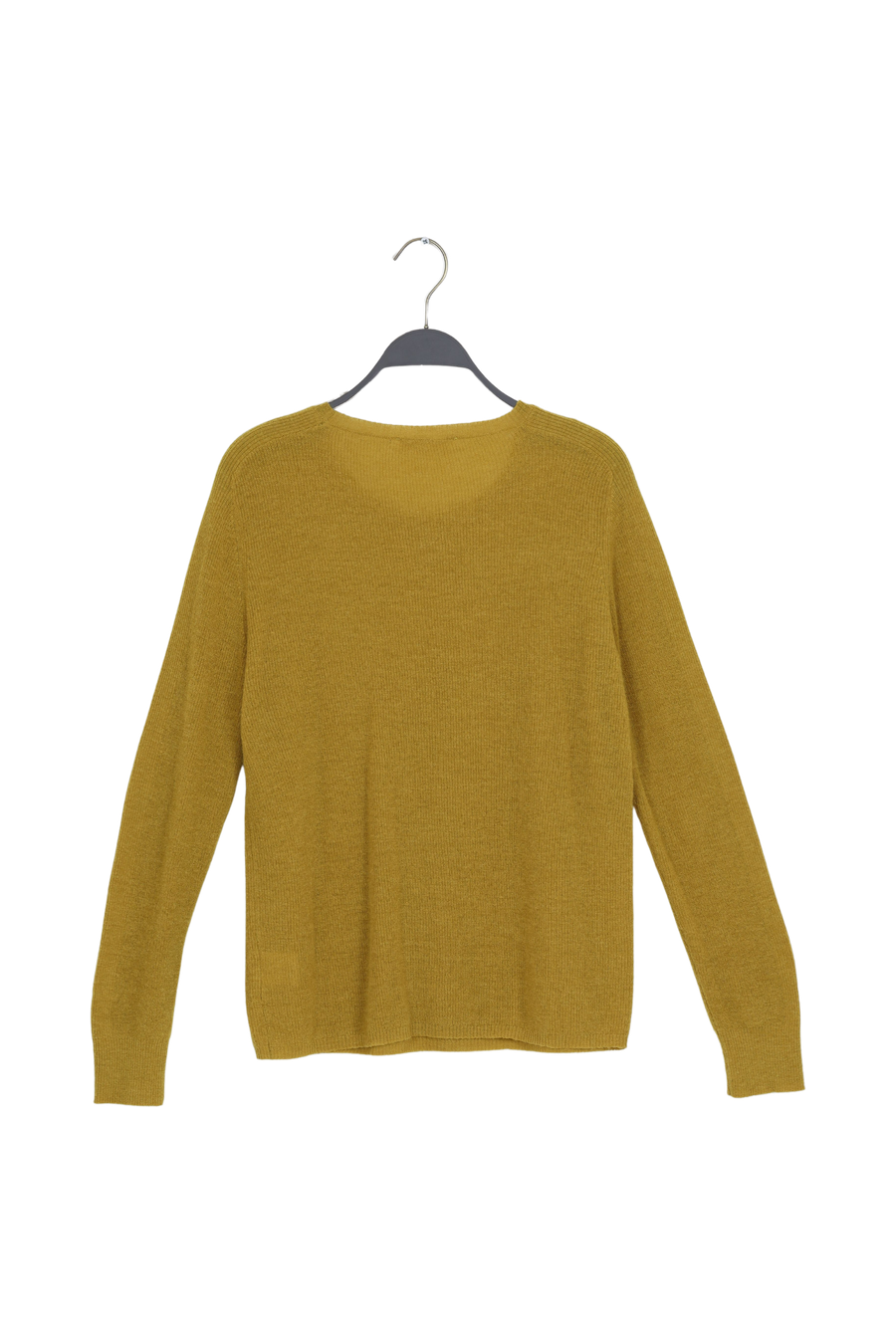 PreLoved Shauna - Waffled knit long sleeve top I Mustard - XL