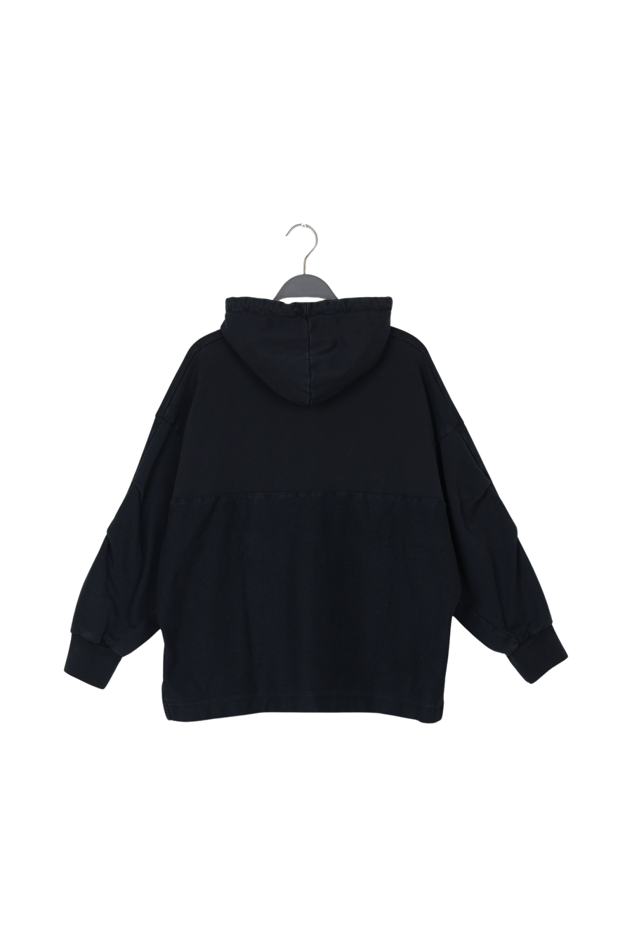 PreLoved Sevilla - Loop back hoodie I Caviar Black - XS/S
