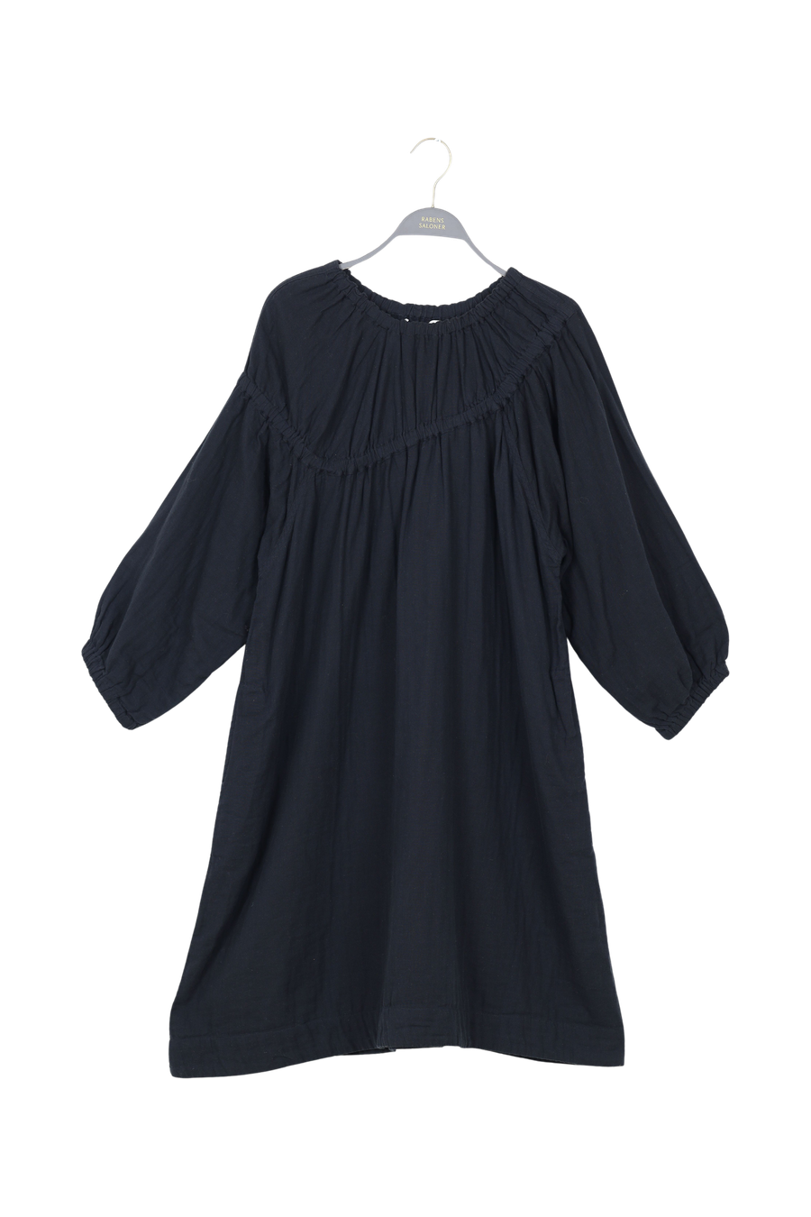 PreLoved Mae - Cotton dbl elasticated dress I Black - S/M