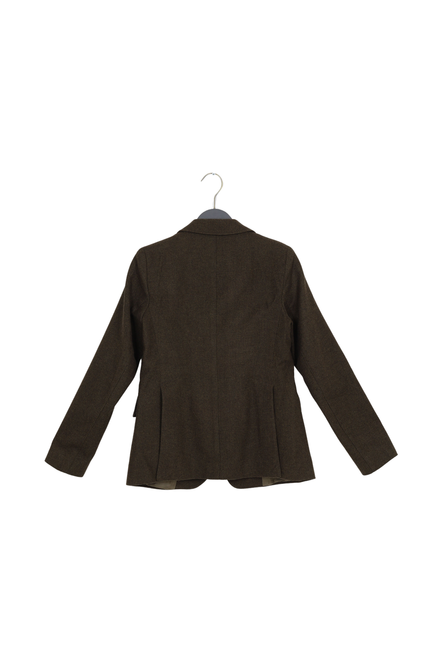 PreLoved Akalie - Mini herringbone blazer I Dark brown - XS
