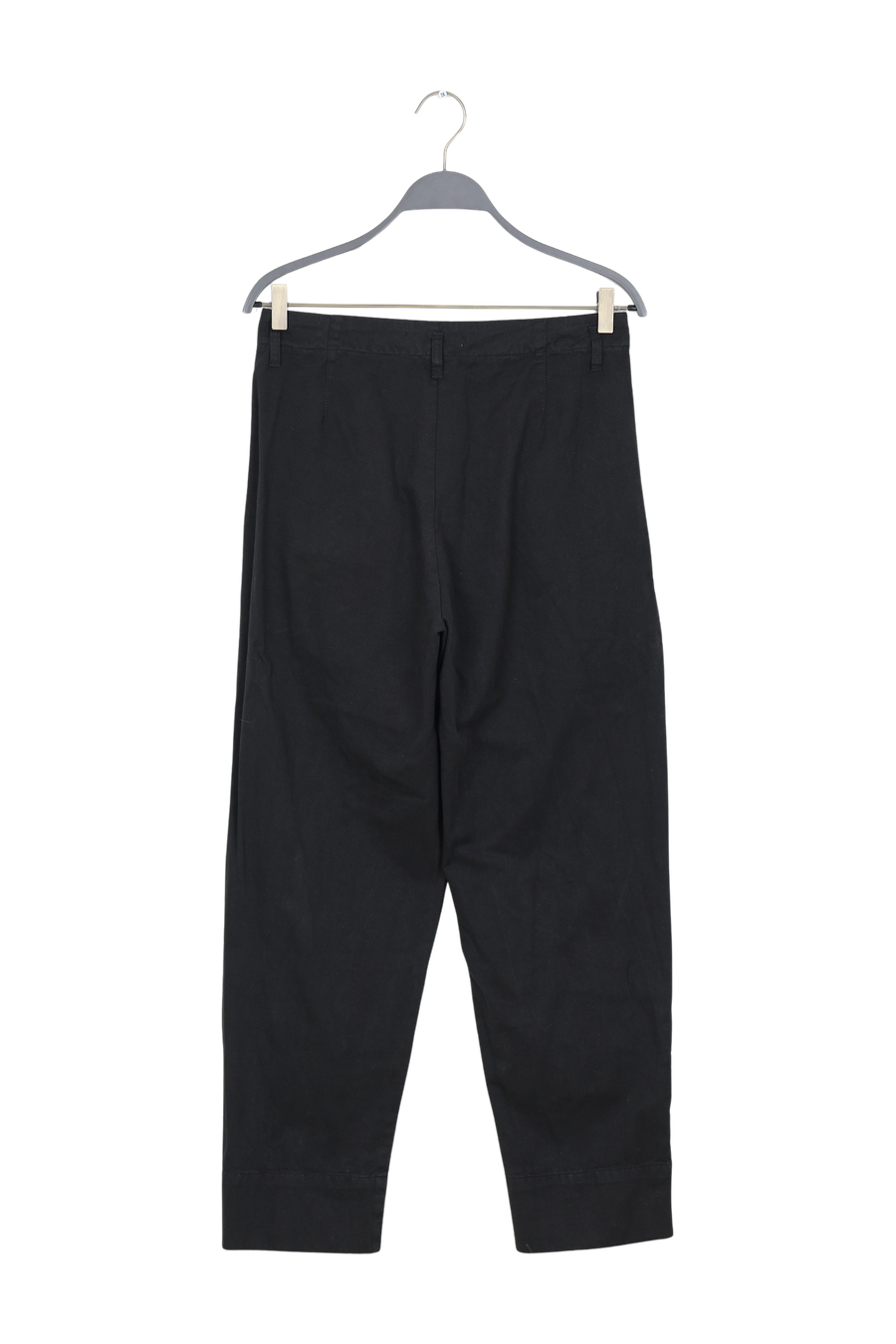 PreLoved Raina - Canvas light pleat pant I Faded black - M