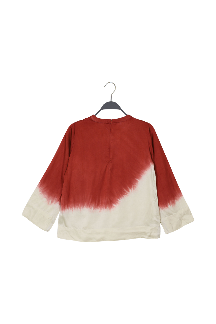 PreLoved Coastal 3/4 sleeve top - Herta I Burgundy chalk combo - XS