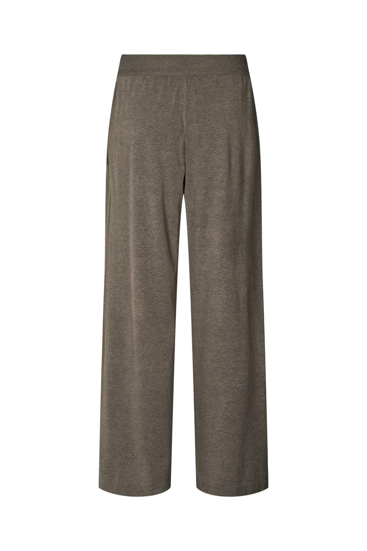 Filine - Knit lounge wide pants I Mole melange
