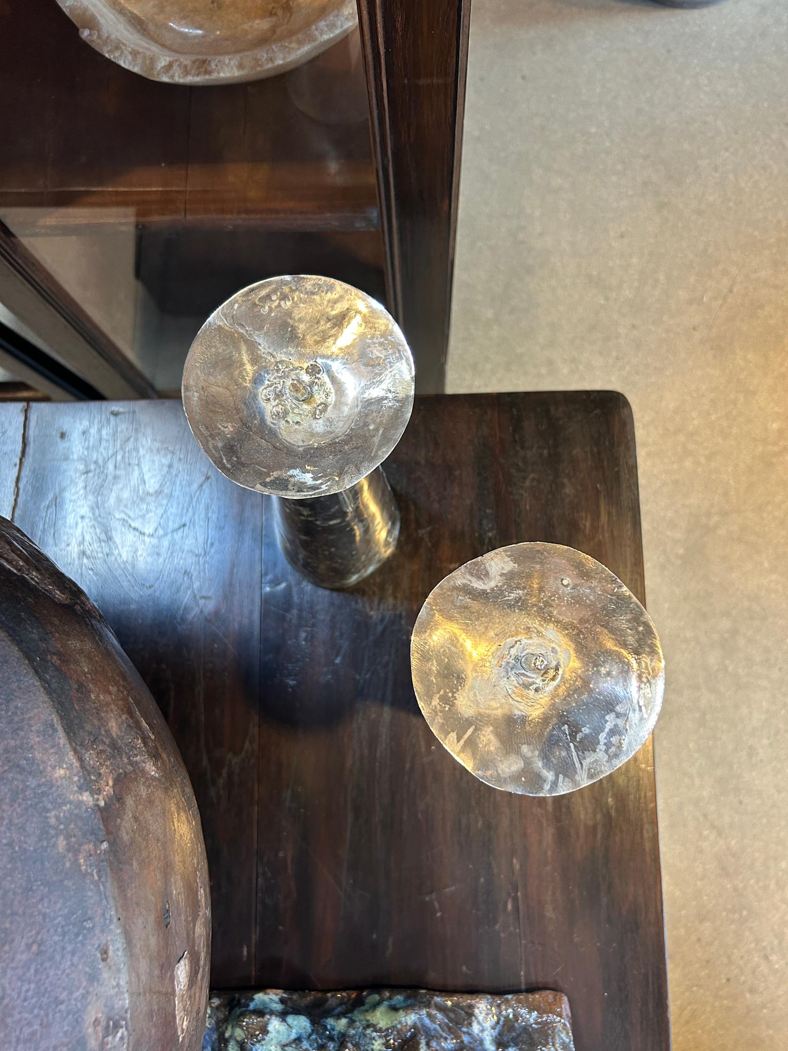 Bronce Candlestick - Rabens Apartment I Silver Brass