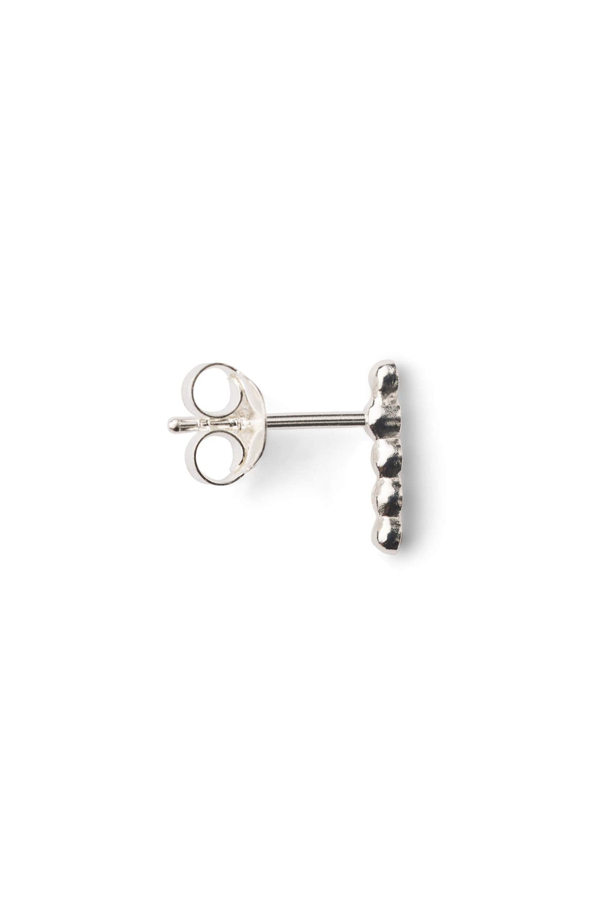 Diamond ear stud - Rabens Momento I Silver w/ Champaign diamond