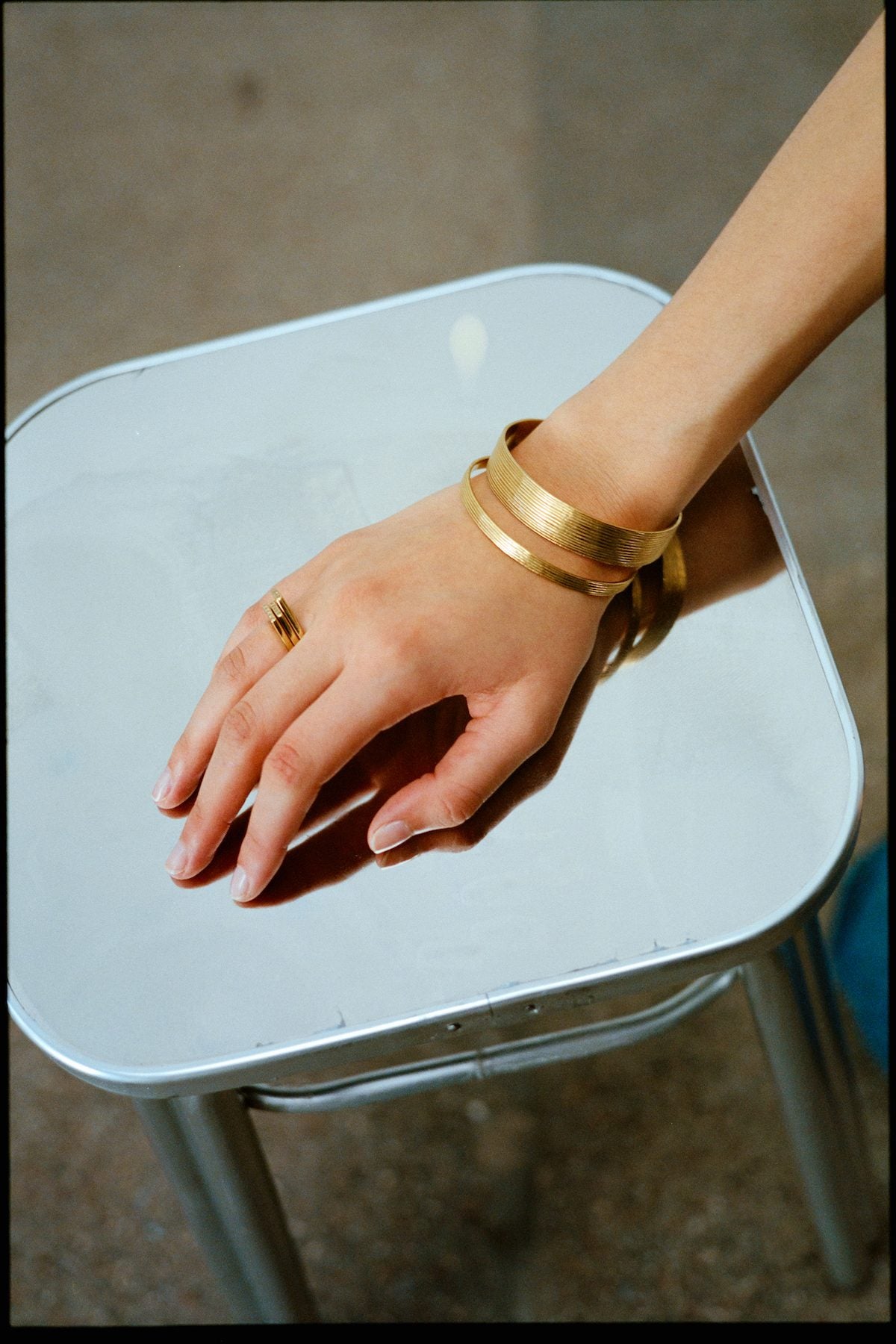 Diamond ring large - Rabens Momento I Gold w/ Champagne diamond