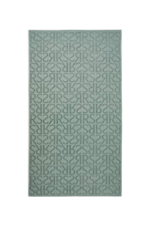 Monogram beach towel - Beach towel 100x180 cm I Sage