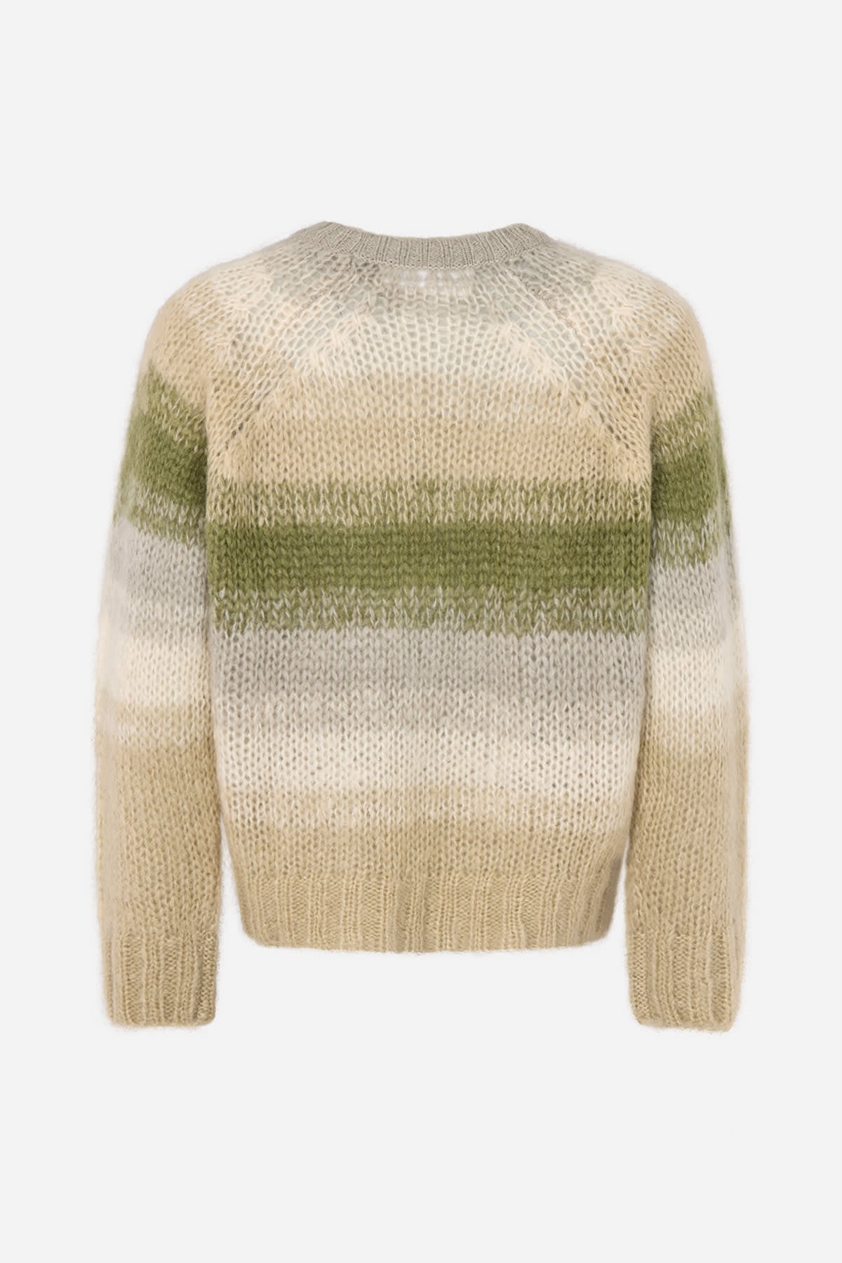 Jasmin - Blurred yarn boxy sweater I Light camel combo