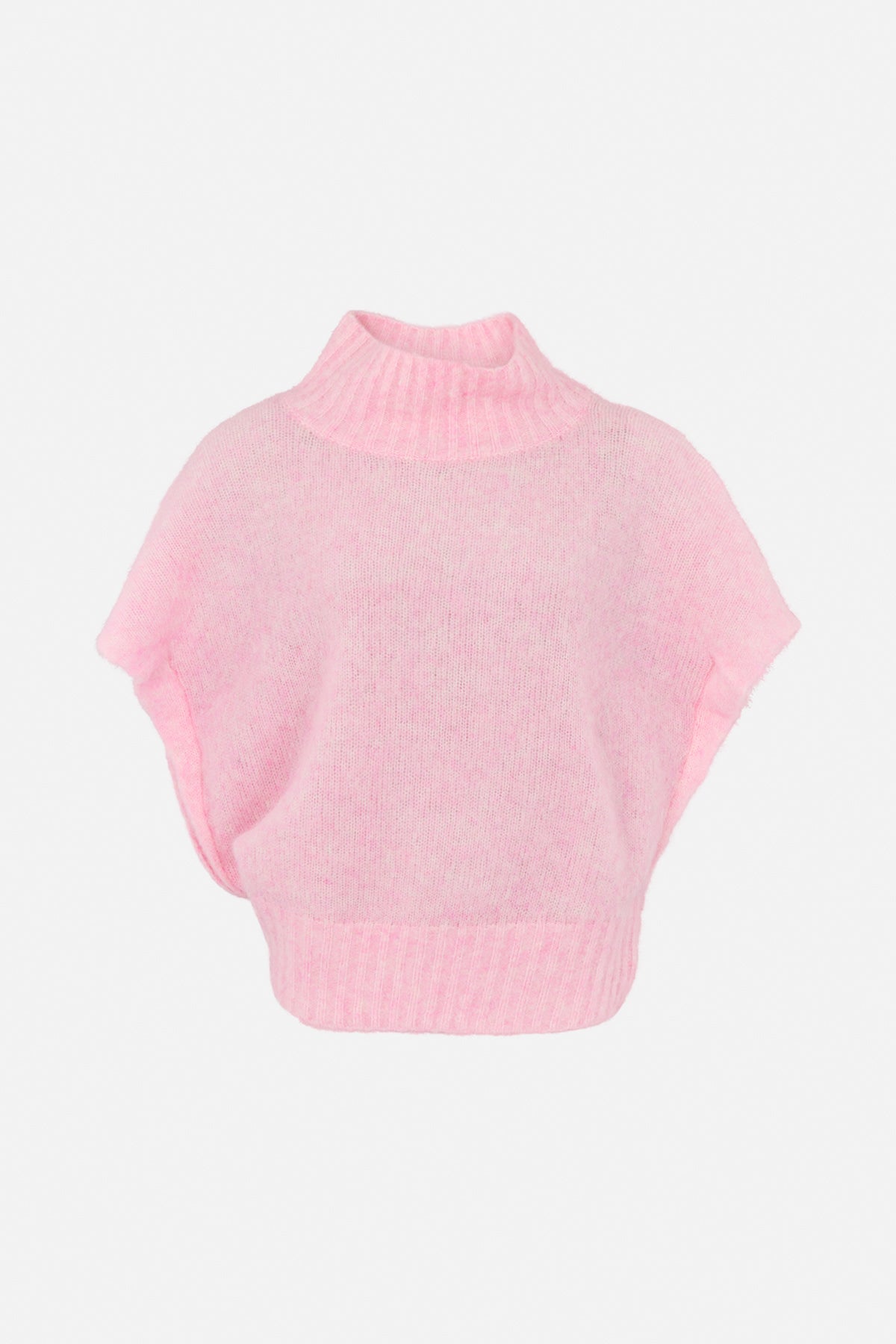Asna - Superlight knit tunic top I Rose