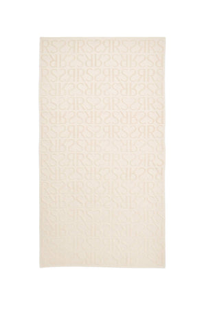 Monogram beach towel - Beach towel 100x180 cm I Ivory