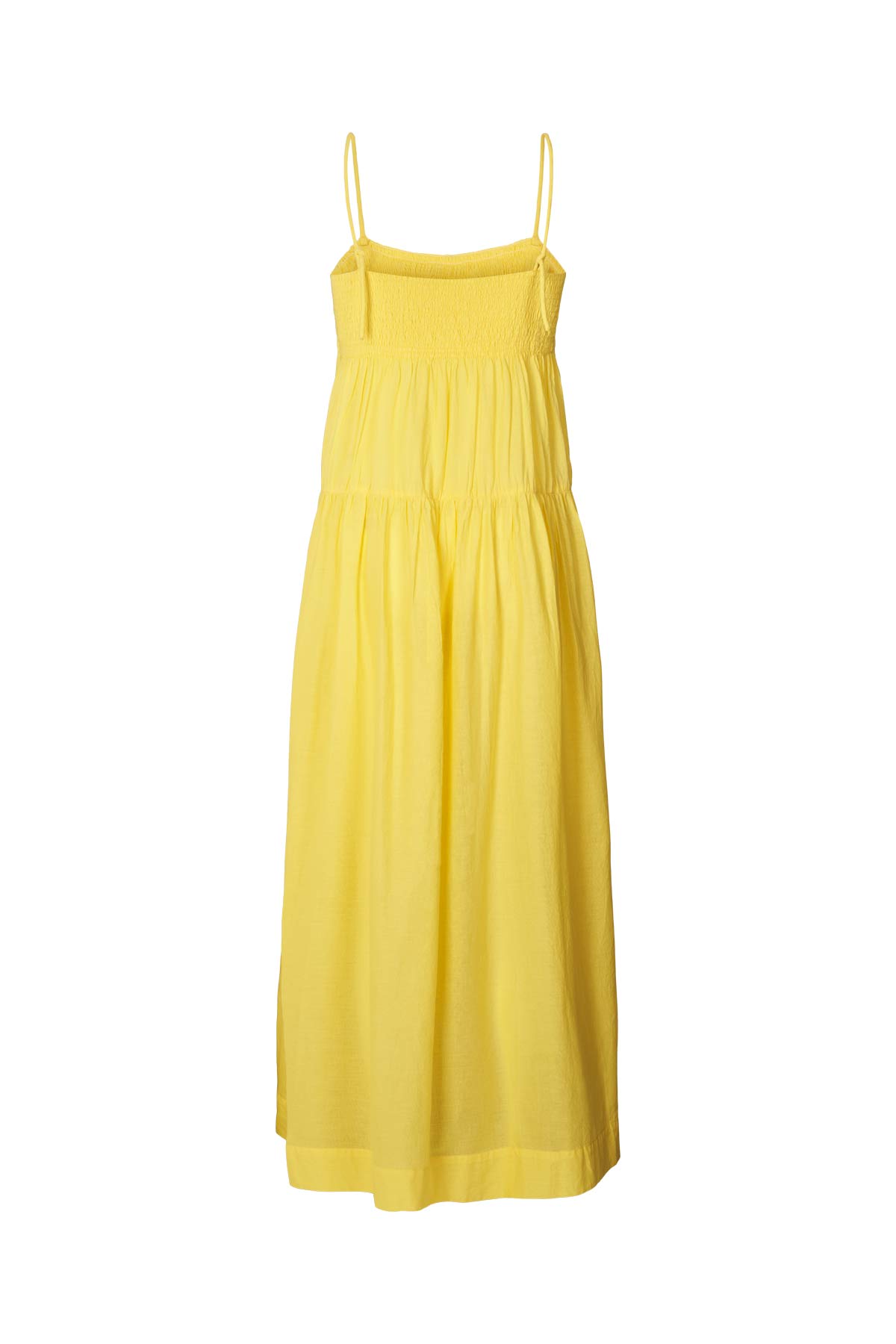 Dodo - Cotton smock tier dress I Sunshine yellow