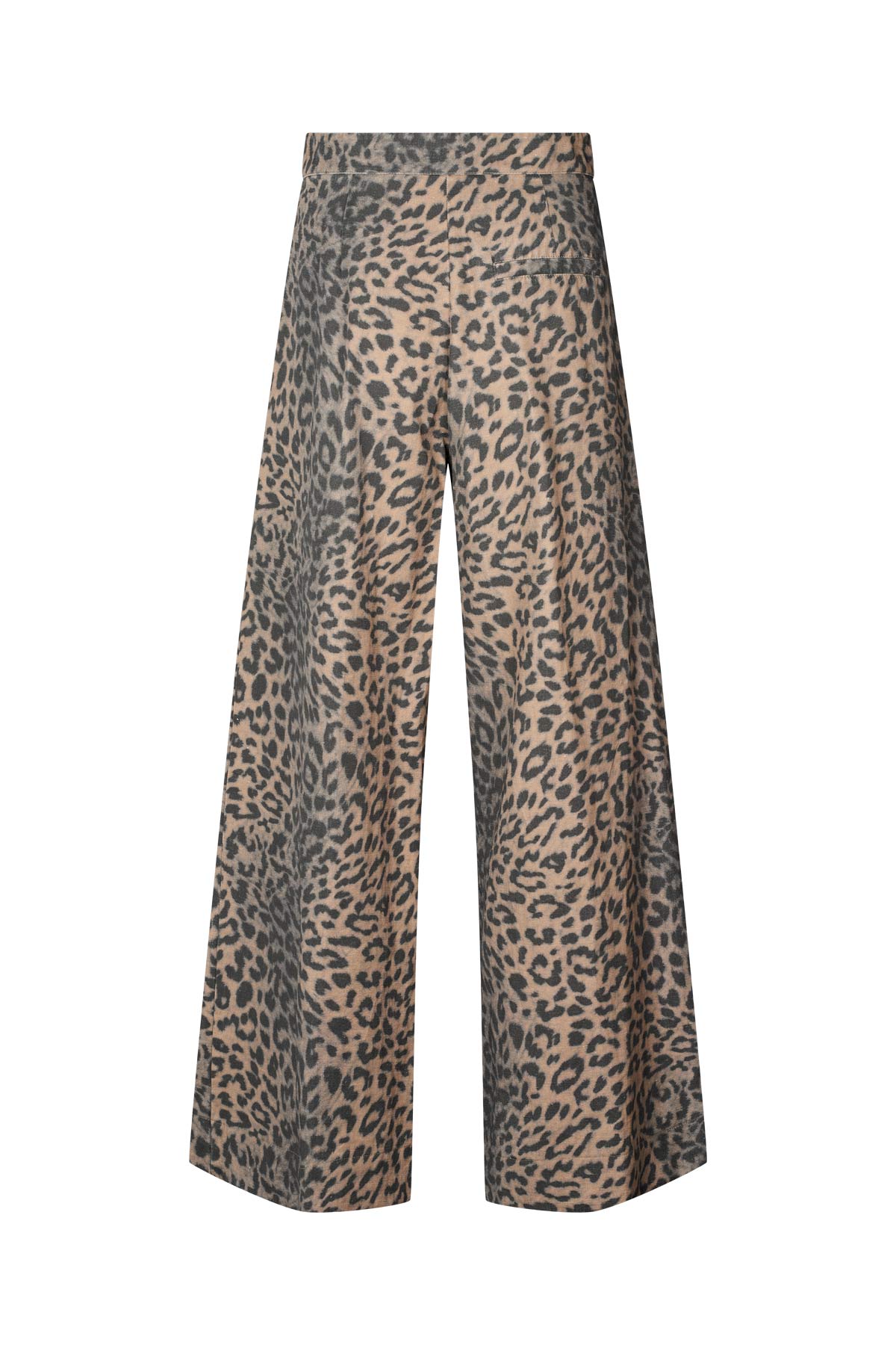 Inja - Leopard print wide leg pants I Leopard