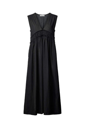 Harmonie - Cotton long dress I Black