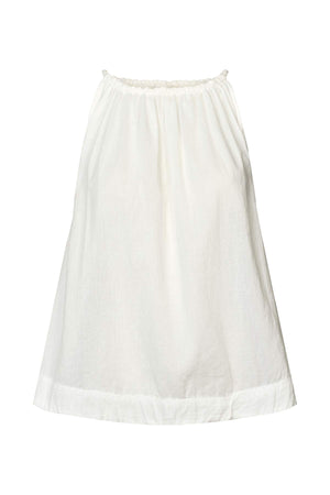 Hoda - Cotton halter top I White