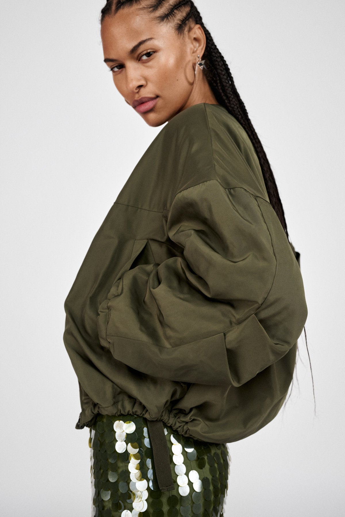 Glod - Arched jacket I Army Green