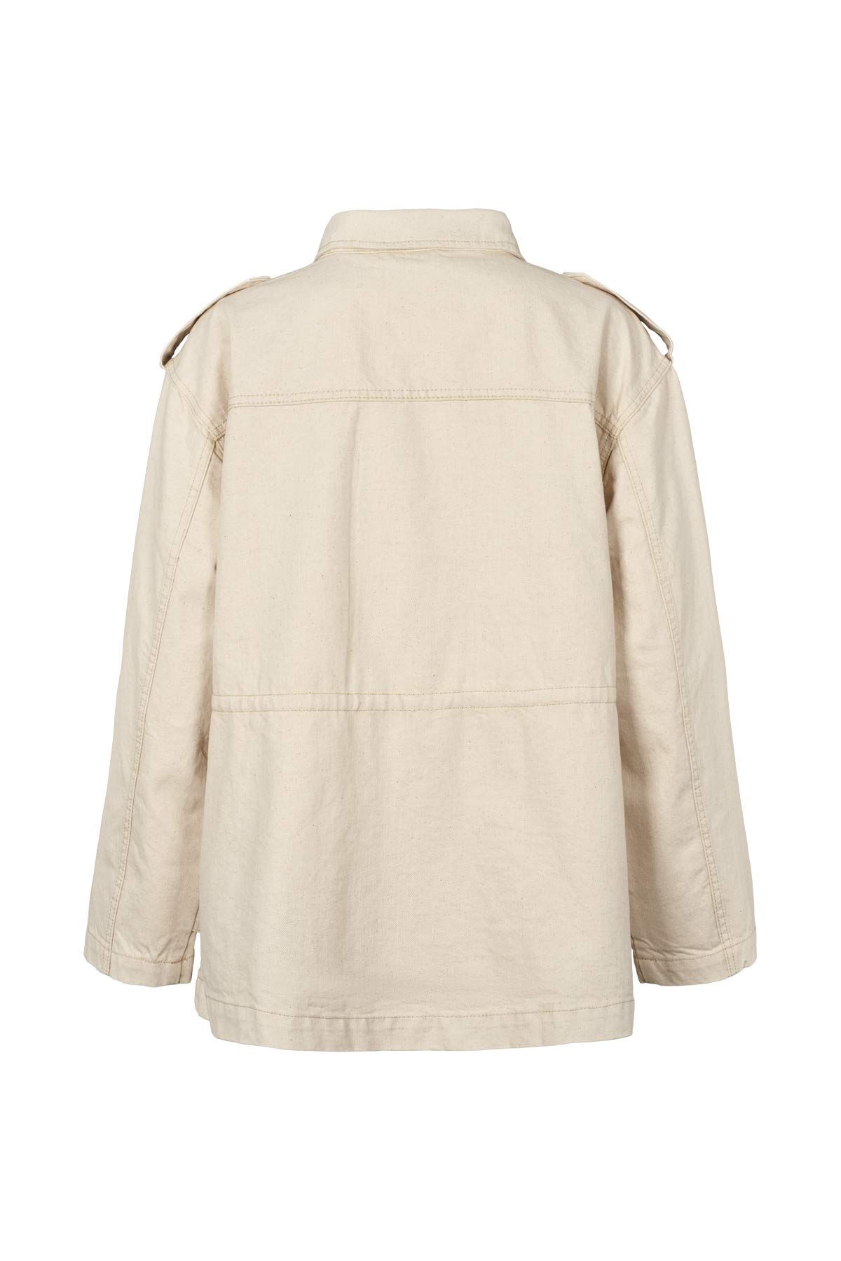 Feodora - Denim ecru defense jacket I Ecru