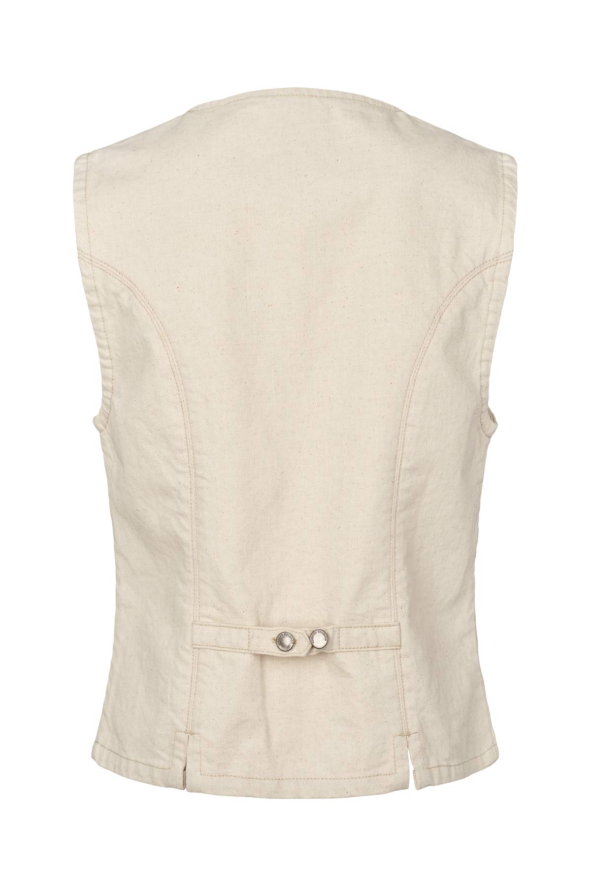 Banu - Denim ecru vest I Ecru