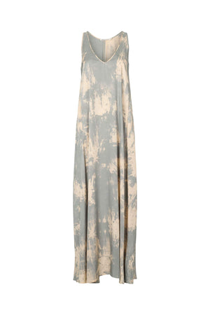 Ian - Misty long dress I Aluminium combo
