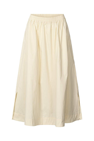 Guri - Poplin heavy full skirt I Champagne