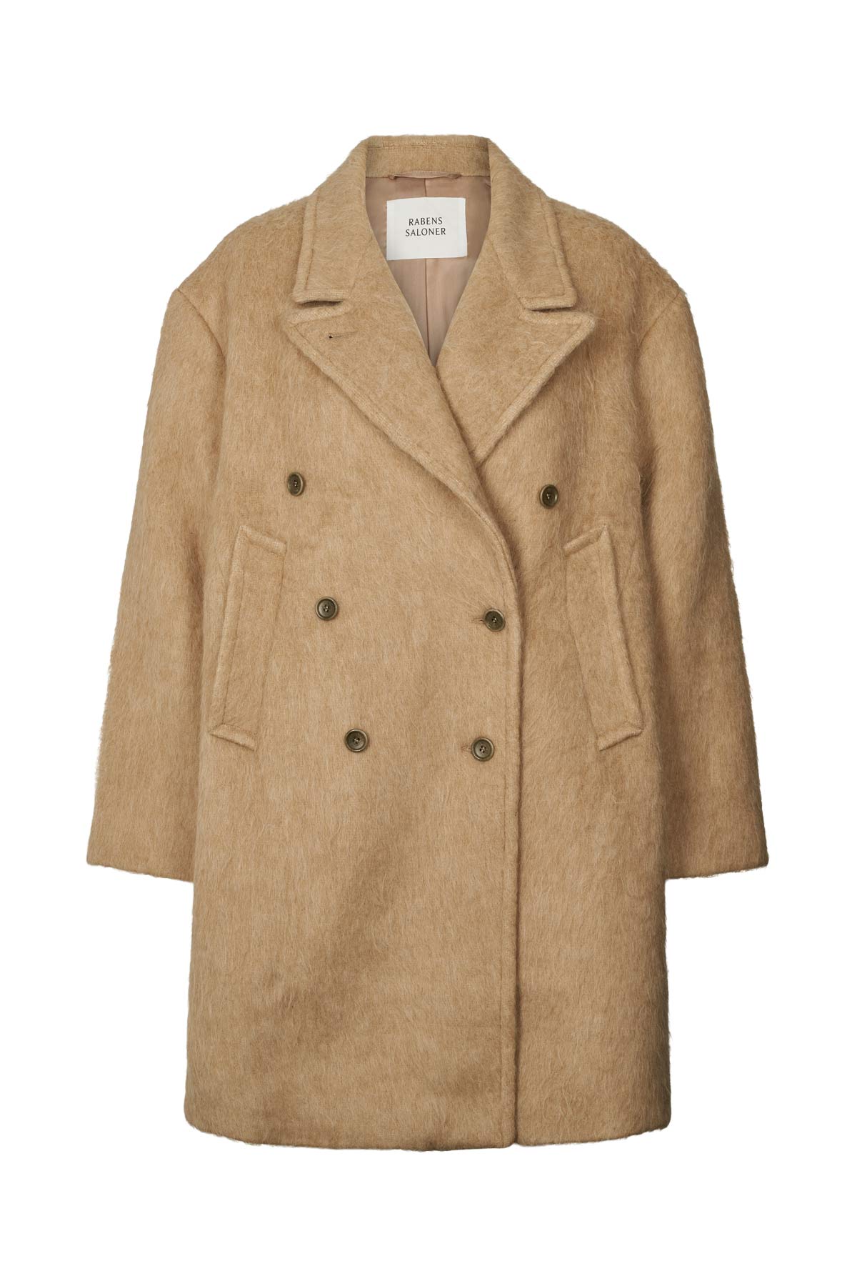Leanna - Fuzzy oversized coat I Oatmeal