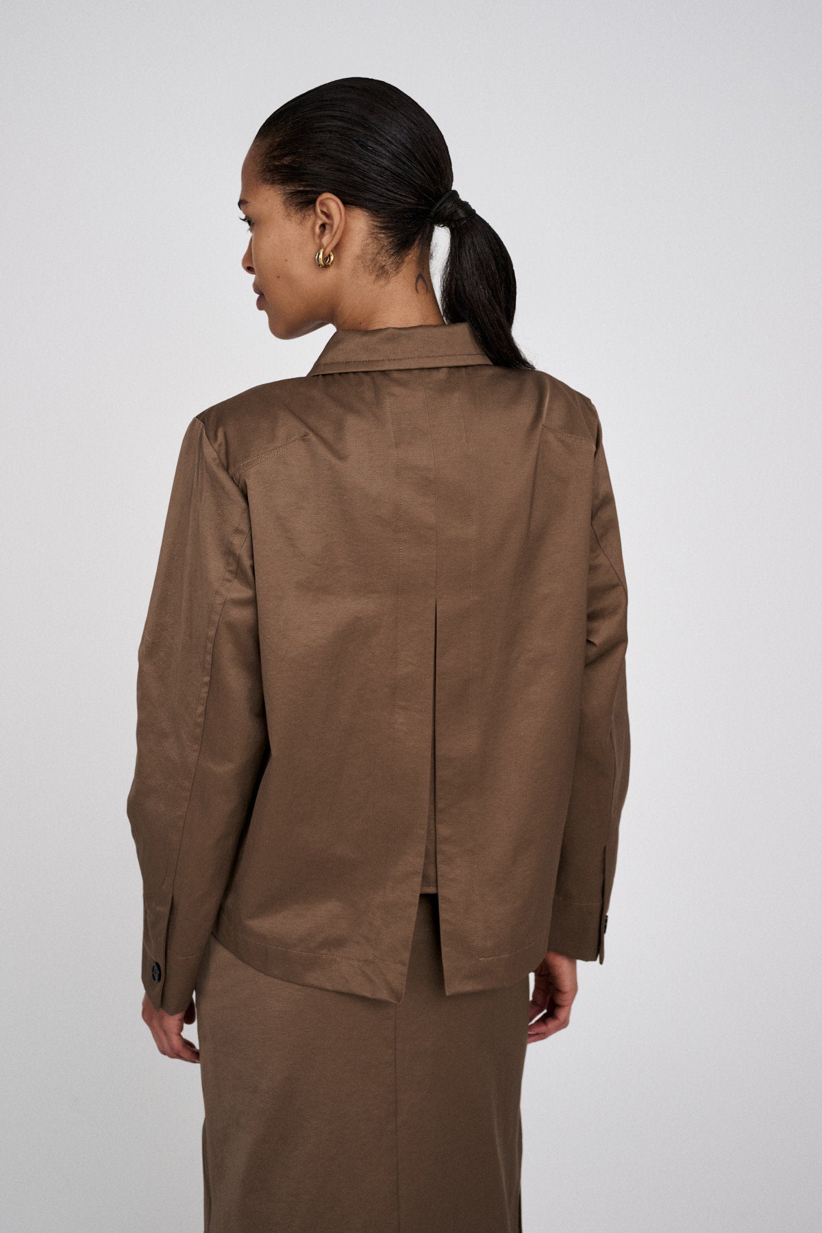 Charmaine - Cotton fusion jacket I Pirate black