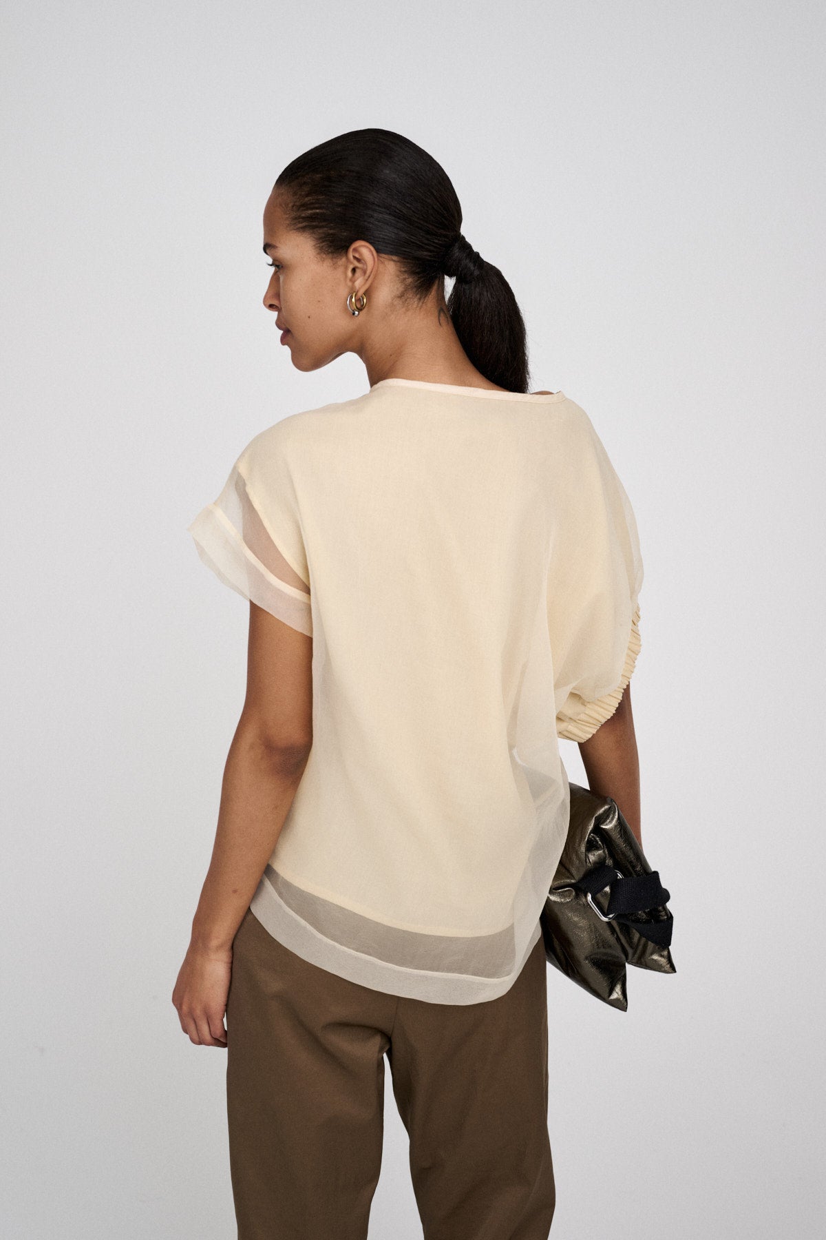 Raina - Cotton fusion pleat pants I Cub