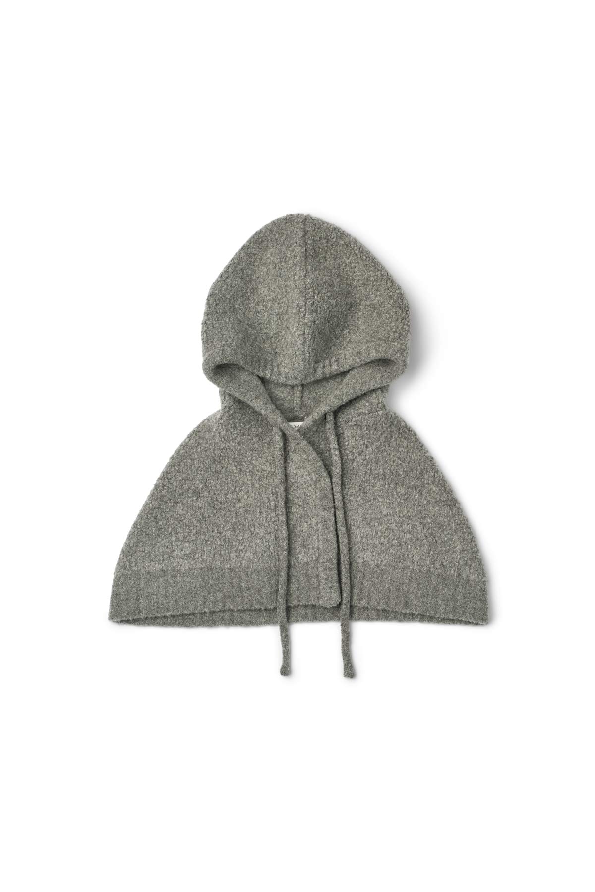 Sinika - Sheep knit hood I Grey melange