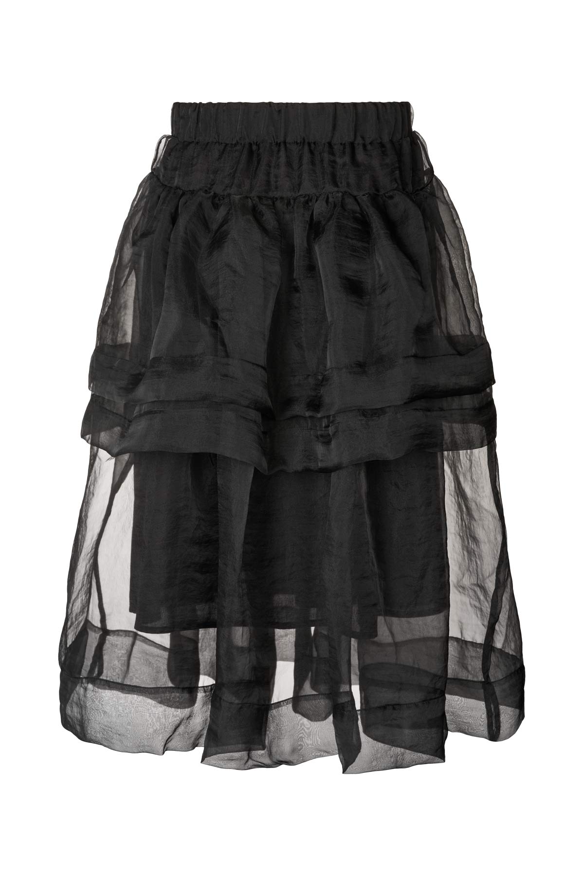 Falka - Organza layer skirt I Black