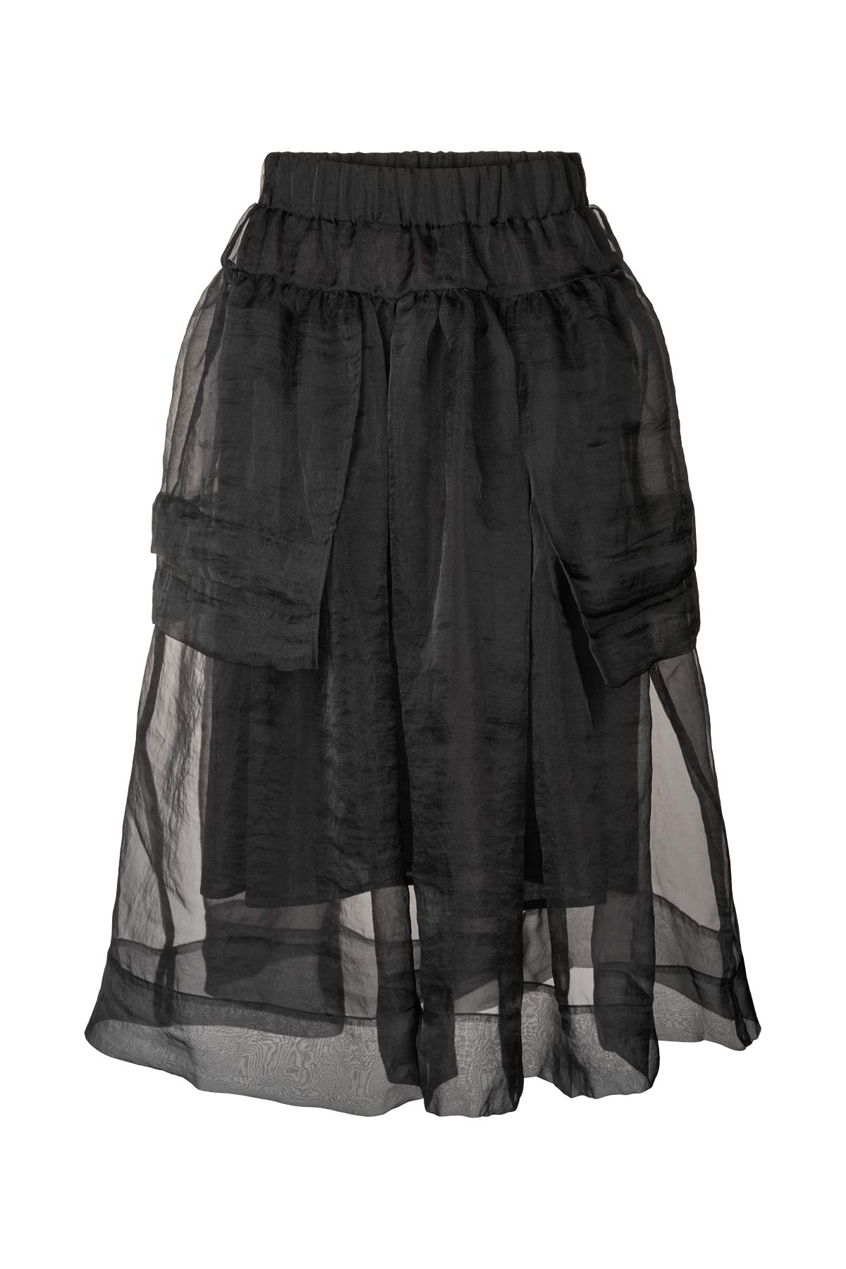 Falka - Organza layer skirt I Black
