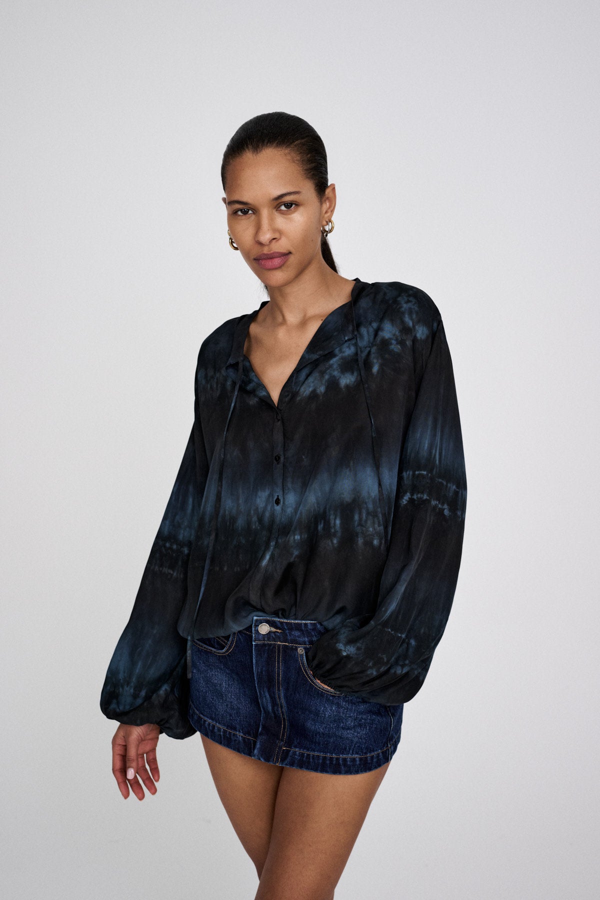 Ira - Arizona tie shirt I Midnight blue combo