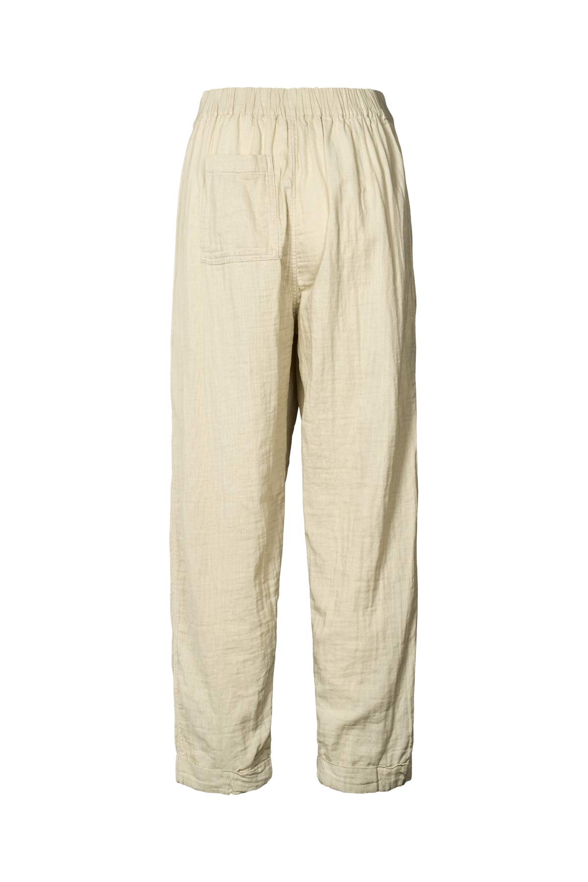 Cotton double knee patch pants - Johanne I Pelican grey